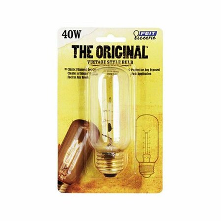 FEIT ELECTRIC 40 Watt 5 Lumens Clear Vintage Light Bulb, 6PK 3460060